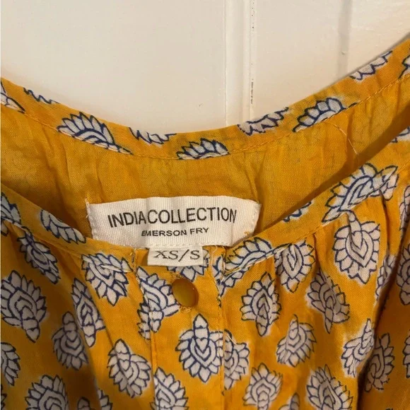 Yellow Patterned Women's Dress - Emerson Fry - Picture 3 of 5